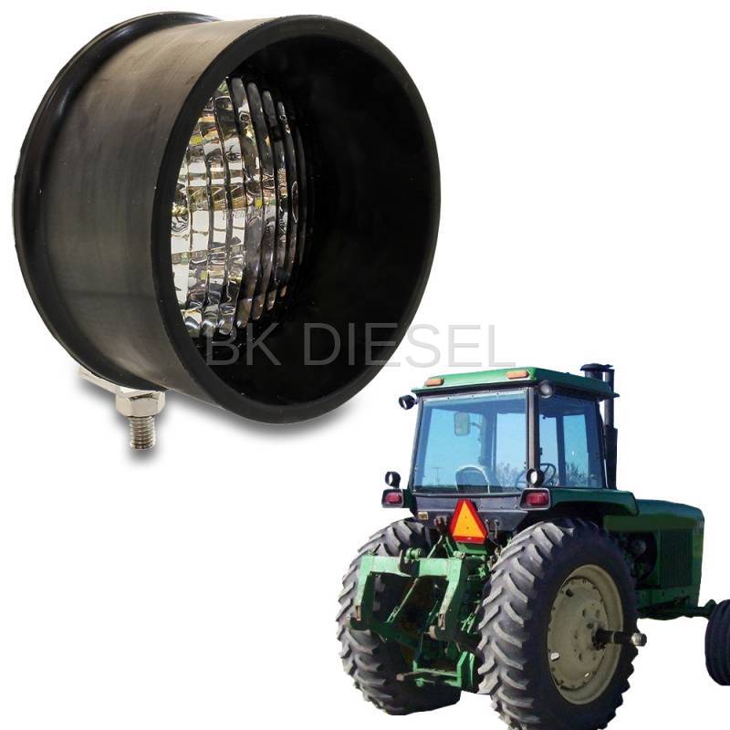 LED Round Tractor Light (Bottom Mount) TL2080 Agricultural LED from Tiger Lights