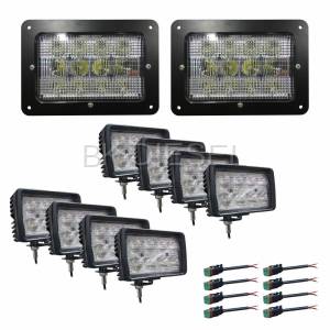 Tiger Lights - Complete LED Light Kit for Case/IH Steiger 4wd, CaseKit-6