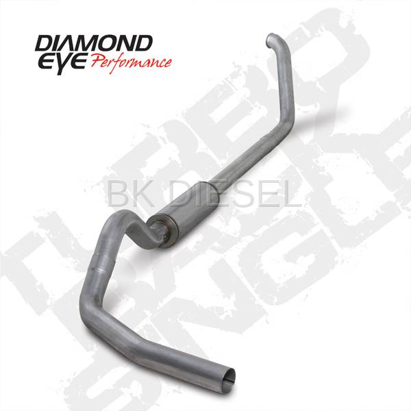 Diamond Eye 4" Turbo Back Aluminized Single for '99-'03 Powerstroke