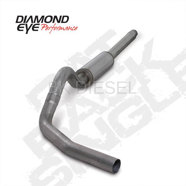 Diamond Eye 4" CAT Back Stainless Single for '94-'97.5 Powerstroke