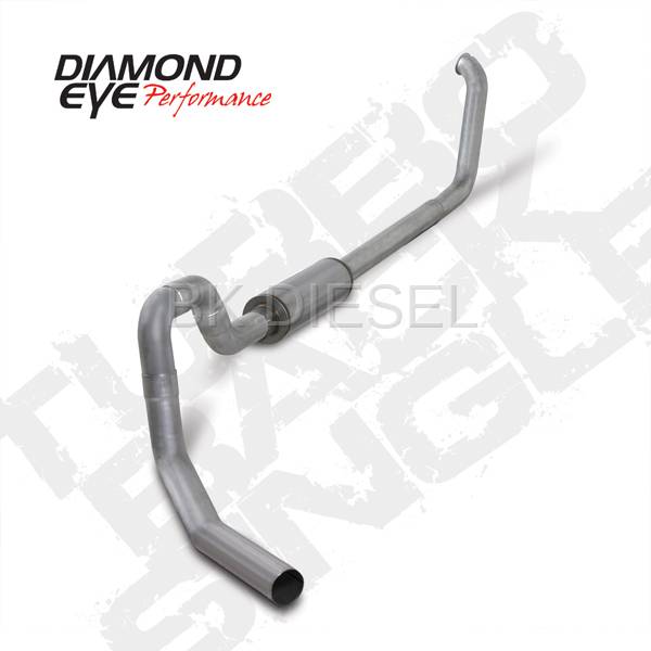 Diamond Eye 4" Turbo Back Single for '99.5-'03 Powerstroke - F550 Only