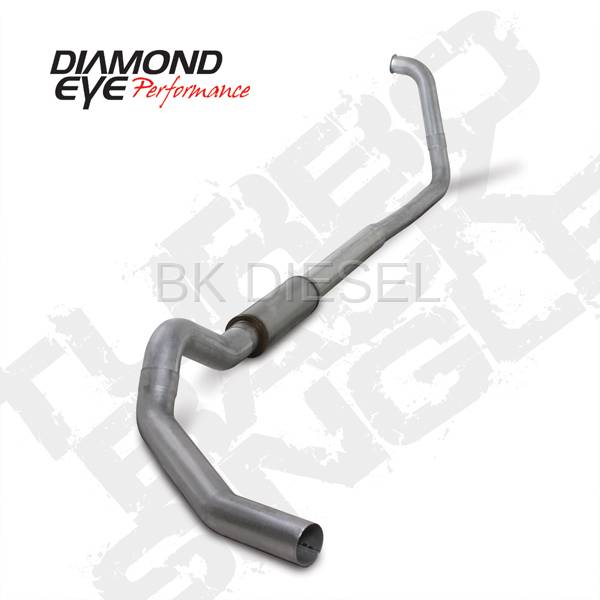 Diamond Eye 5" Turbo Back Aluminized Single for '03-'07 Powerstroke