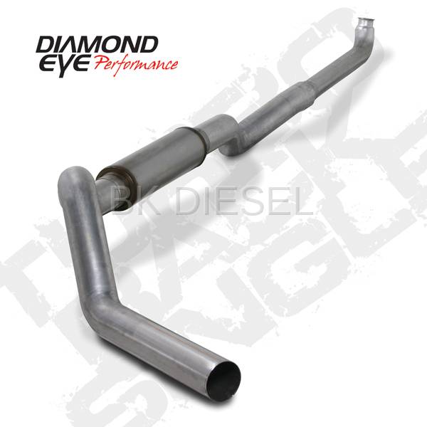 Diamond Eye 5" Down Pipe Back Aluminized Single for '01-'07 Duramax