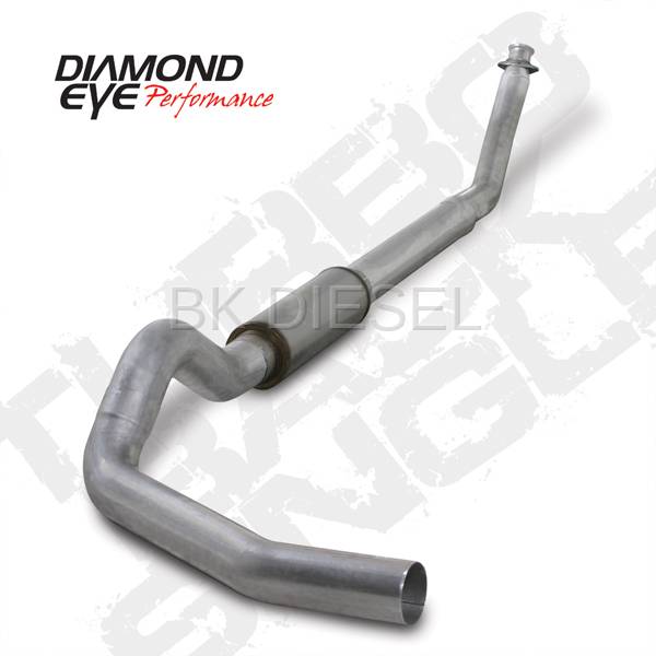 Diamond Eye 5" Turbo Back Aluminized Single for '94-'02 Cummins