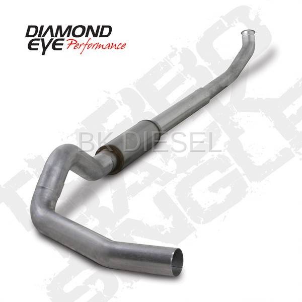 Diamond Eye 5" Turbo Back Aluminized Single for '03-'04 Cummins