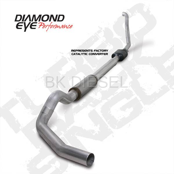 Diamond Eye 5" Turbo Back Aluminized Single for '94-'97.5 Powerstroke