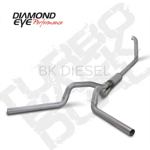 Diamond Eye 4" Turbo Back Aluminized Duals for '99-'03 Powerstroke