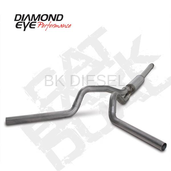 Diamond Eye 4" CAT Back Stainless Duals for '94-'97.5 Powerstroke