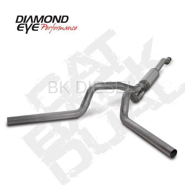 Diamond Eye 4" CAT Back Stainless Duals for '03-'07 Powerstroke