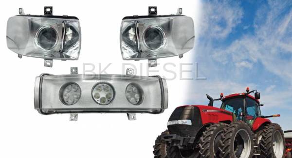 Tiger Lights - LED Headlight Kit for Newer Case/IH Magnum Tractors, CaseKit11