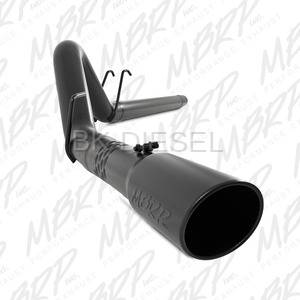 MBRP 4" Filter Back - Black Finish Exhaust Kit for '08-'10 Powerstroke